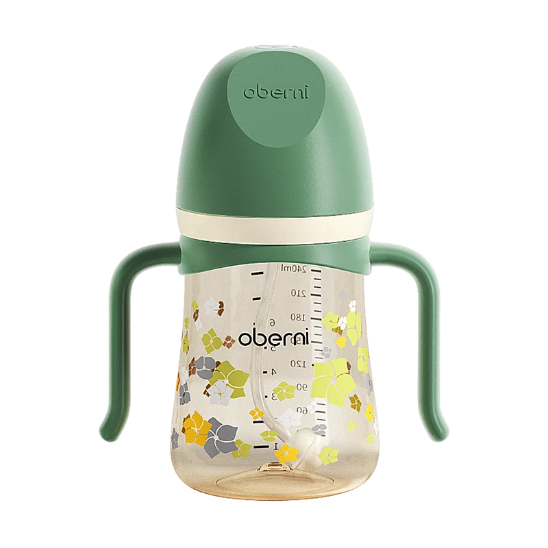 Baby Water Cup | Oberni Straw Bottle for 6 Months–4 Years Old
