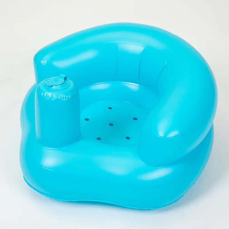 Bain et chaise longue gonflable pour bébé – Canapé souple et portable pour enfants