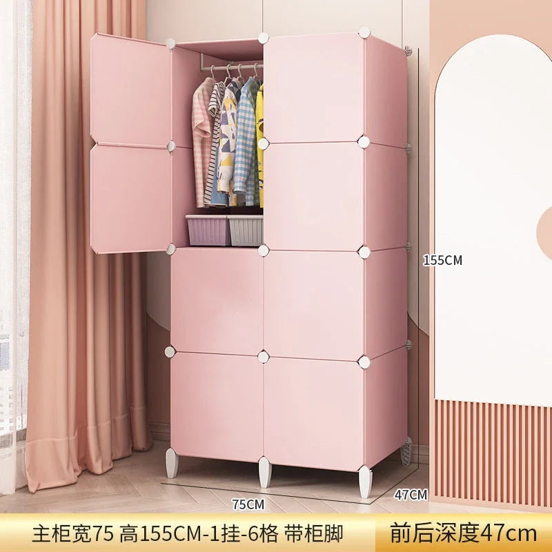 Modular Baby Wardrobe – Minimalist Nordic Fabric Storage