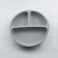 Assiette à ventouse en silicone pour bébé – Bol avec visage souriant