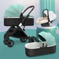BETSOCCI 2/3-in-1 High Landscape Baby Stroller – Four-Wheel Foldable Trolley