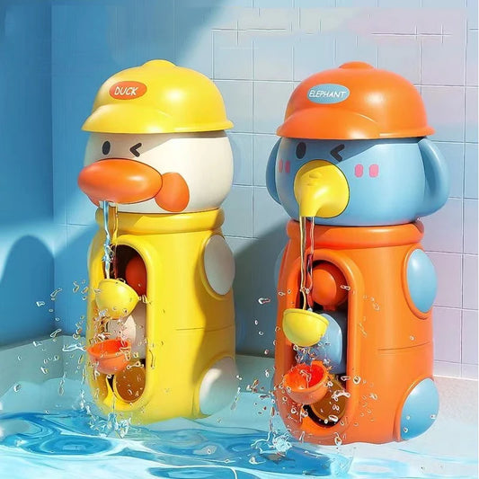Water Spin Bath Toy – Duck & Elephant Fun for Toddlers