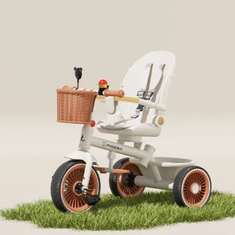 Tricycle et poussette légers à 3 roues pour enfants