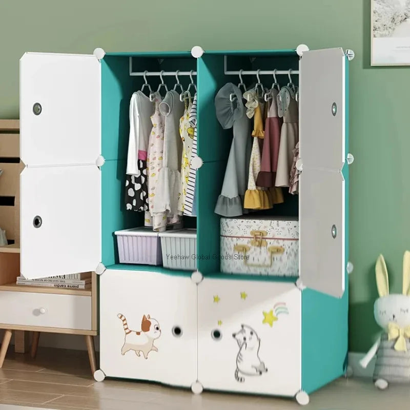 Baby Storage Wardrobe – Montessori Kids Closet Organizer