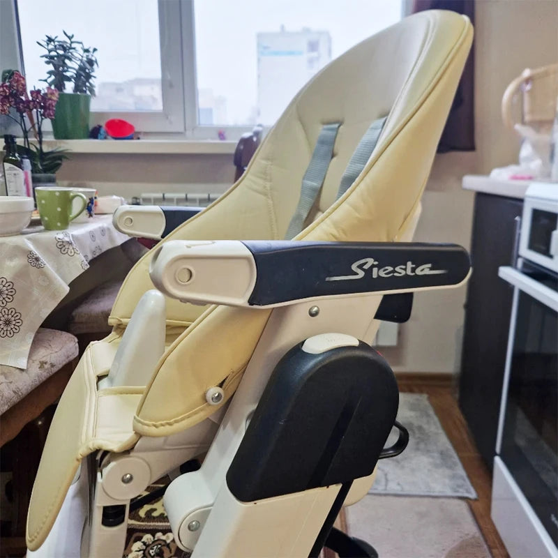 Coussin de siège bébé en similicuir – Compatible avec les poussettes Peg Perego Siesta et Zero3