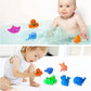 Ensemble de jeu de bain pour tout-petits – Jouets de bain flottants en caoutchouc amusants pour enfants