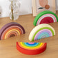 Colorful Montessori Wooden Stacking Toy