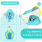 Bouée de natation pour bébés – Cercle de natation Swimbobo amélioré pour enfants