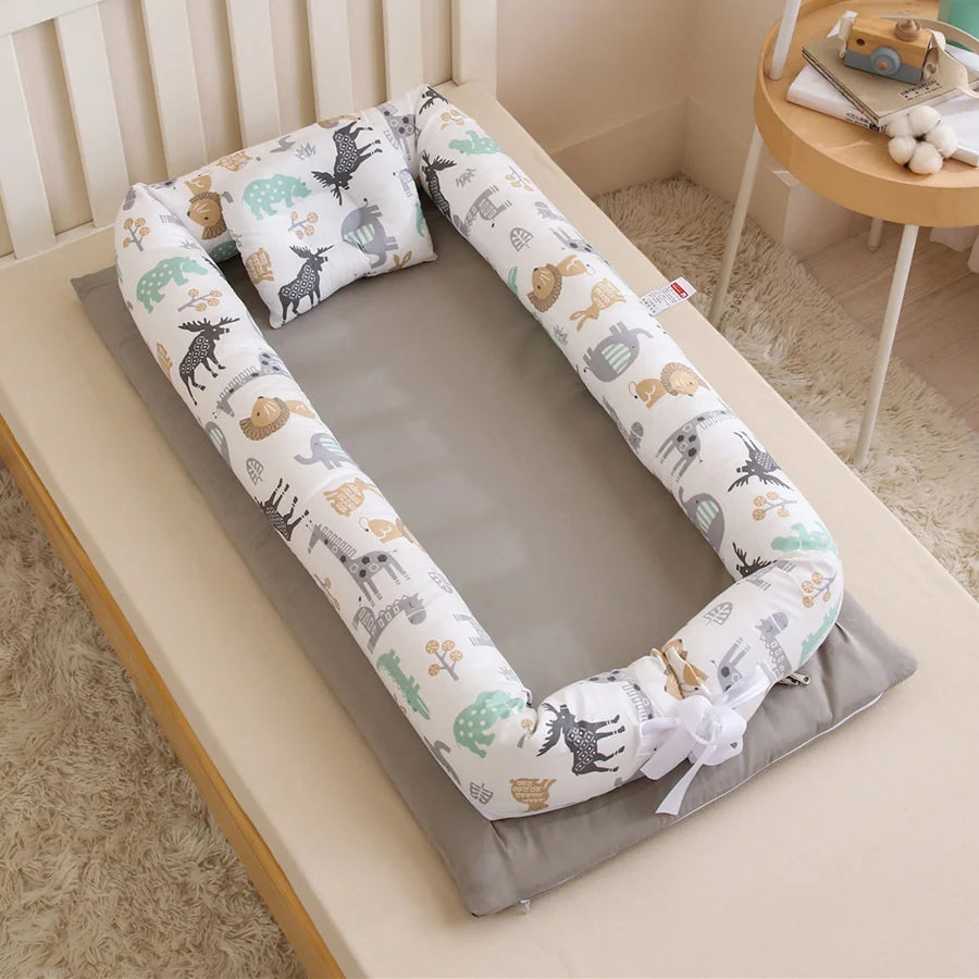 Portable Baby Nest – Folding Travel Bed for Newborns