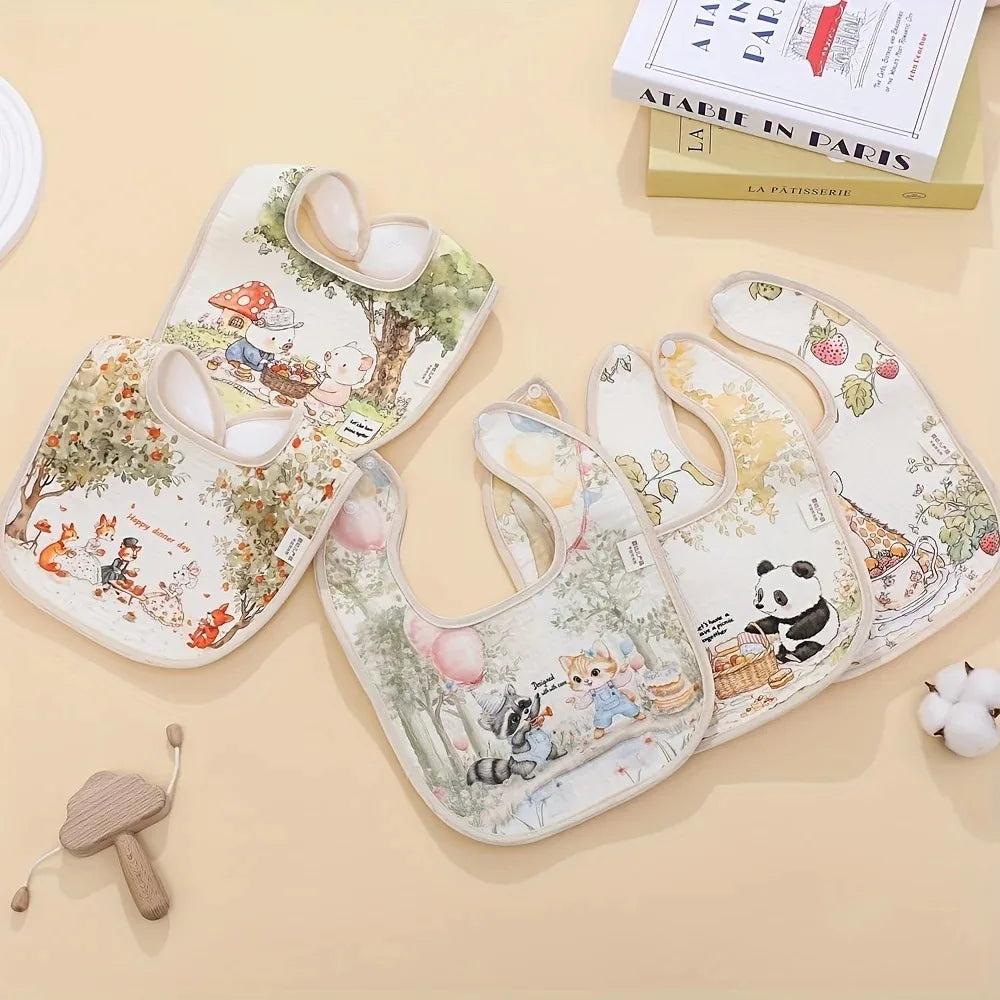 Durable Baby Bib – Soft Cotton Burp Cloth for Boys & Girls