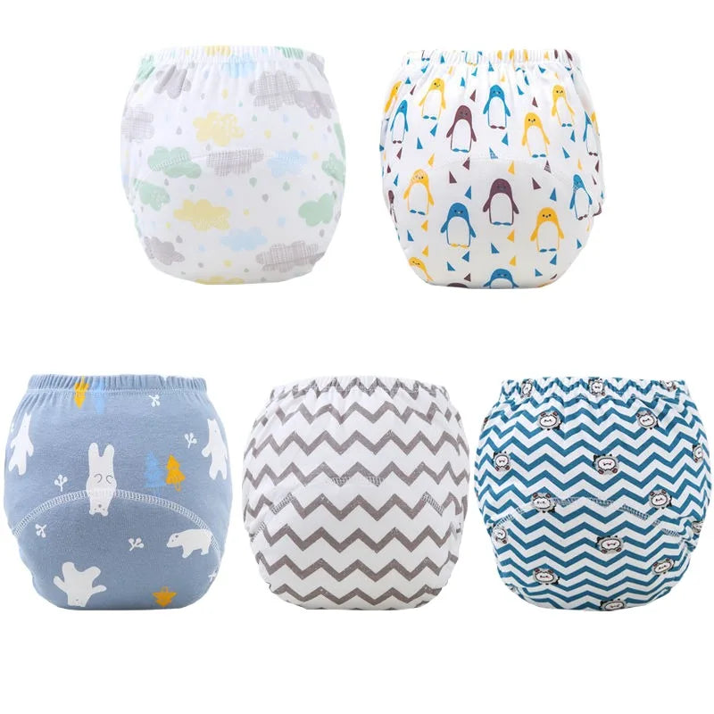Culottes d'apprentissage imperméables et réutilisables pour bébé
