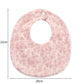 Flower Print Cotton Baby Bib – Adjustable Snap Bandana