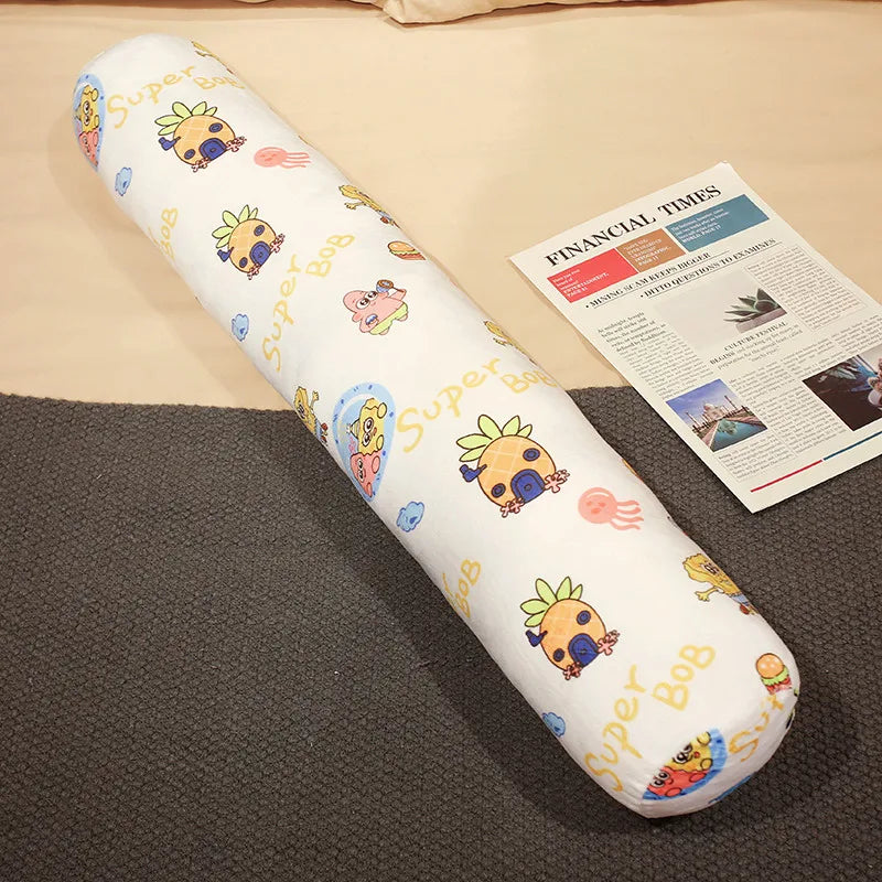 Cylindrical Plush Pillow – Multi-Use Bolster for Girls & Pregnancy Sleep Support