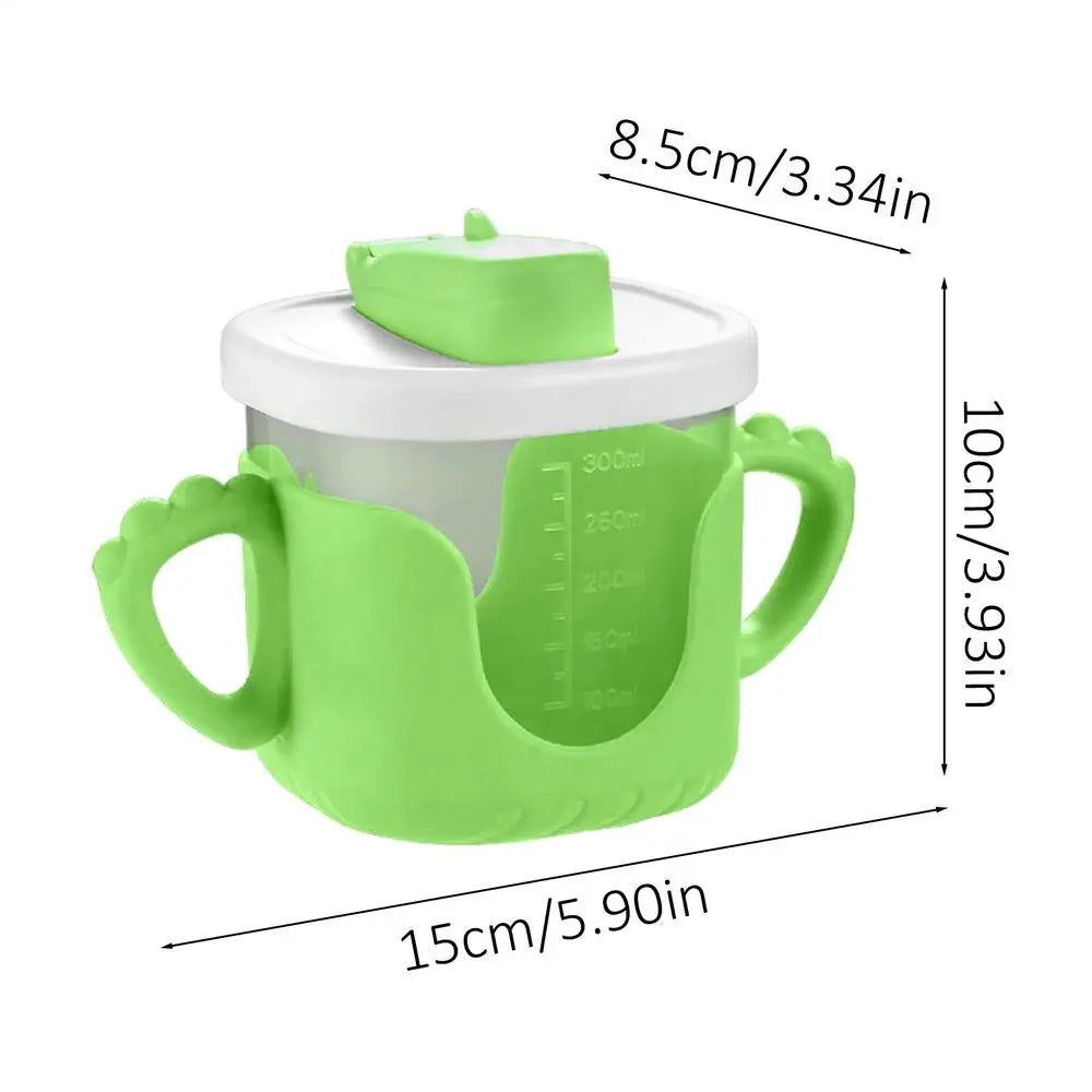 Baby Water Bottle | 1–3 Years Sippy Cup with Straw & Measurements
