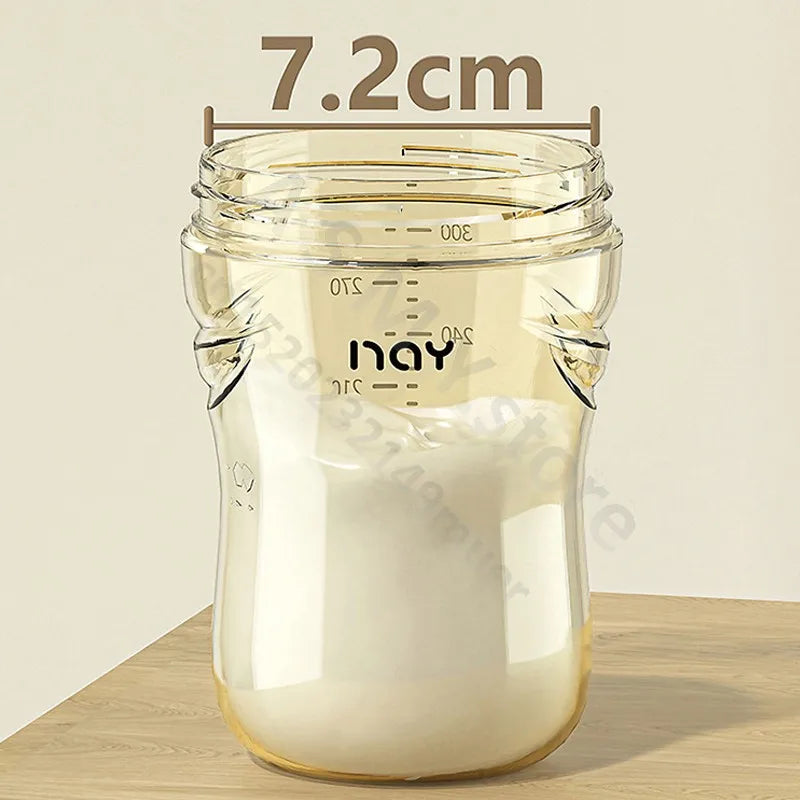 Baby Milk Bottle | Wide Mouth, Duck Nipple & Training Drink Cup