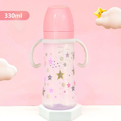 Large-Capacity Baby Bottle – 330ml, PP, Anti-Colic Design