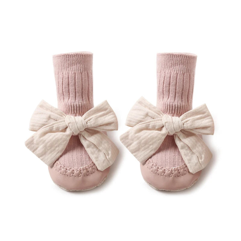 Chaussettes antidérapantes à nœud pour bébé MILANCEL