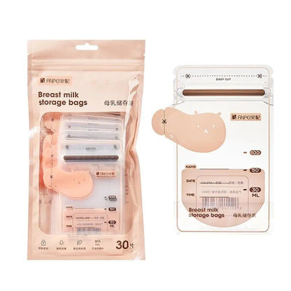 Sachets de conservation du lait maternel Anpei – Portables, jetables, pour réfrigérateur et congélateur