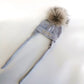 Newborn Winter Cotton Beanie Pom Pom Hat for Babies