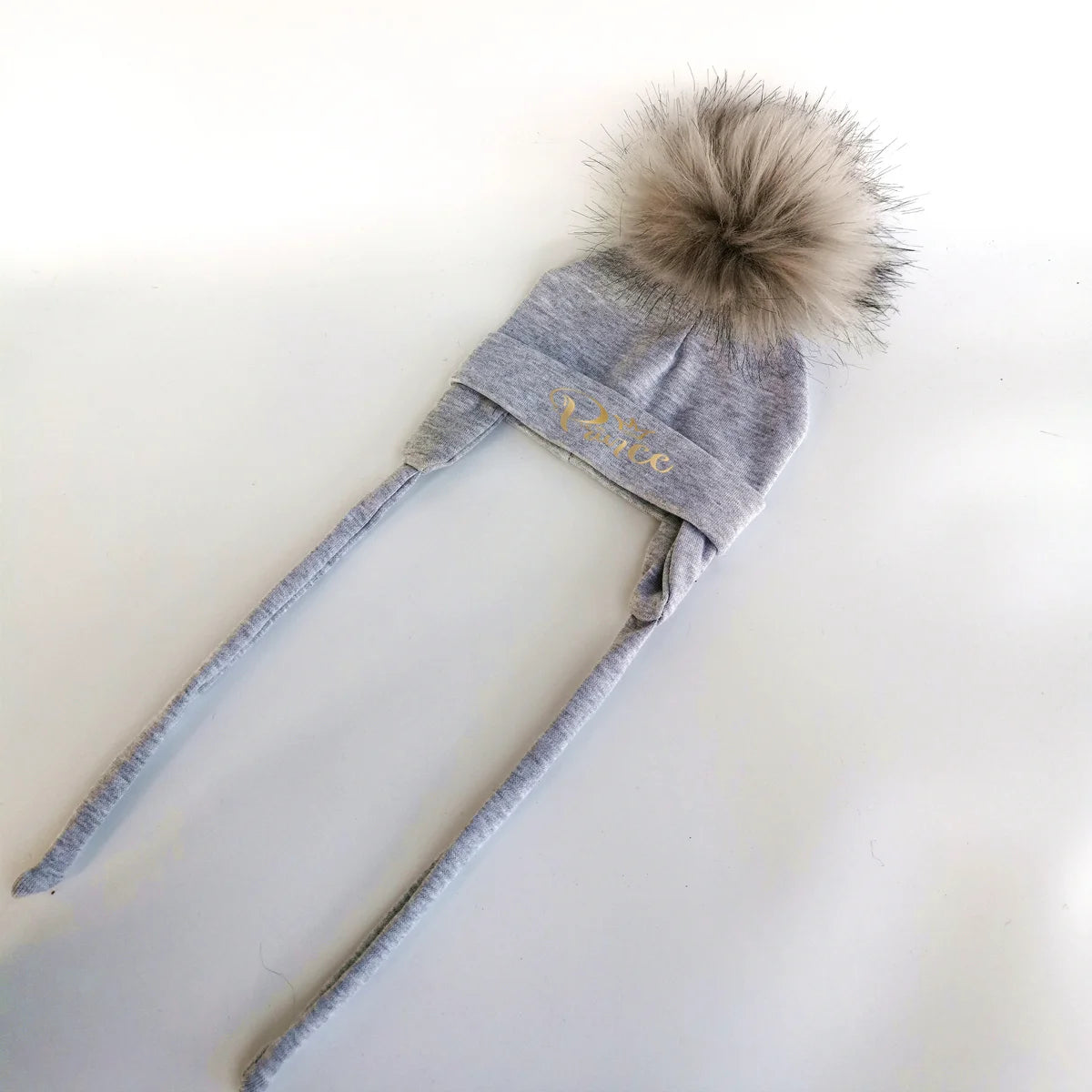 Newborn Winter Cotton Beanie Pom Pom Hat for Babies