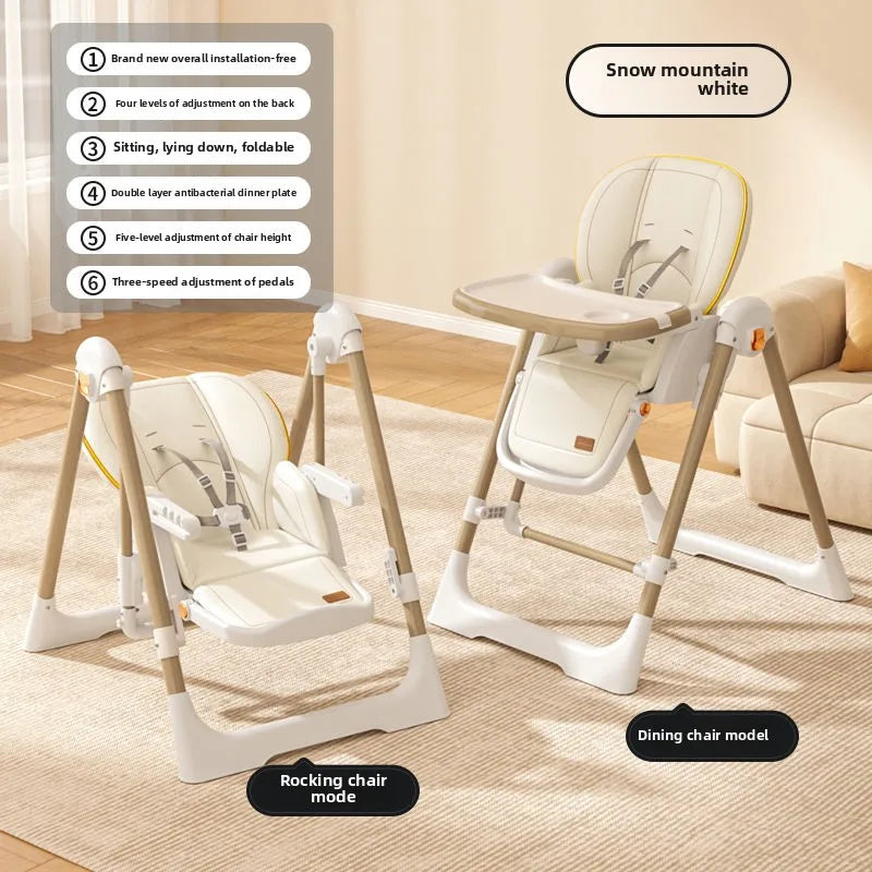 Foldable Baby Highchair – Multifunctional Portable Feeding Seat