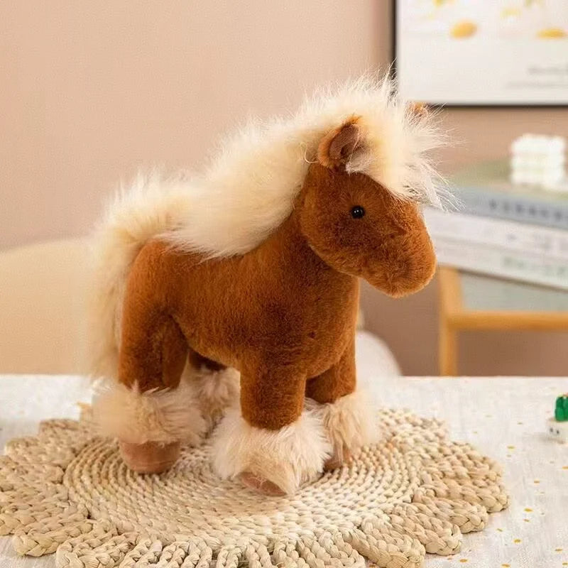 Horse & Unicorn Plush – Realistic Stuffed Toy for Kids