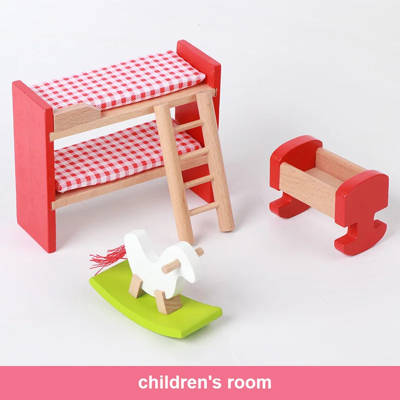 Mini meubles en bois – Amusez-vous dans la salle de jeux !