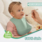 Infant Eating Bib – Pocket Bib for Saliva & Food Spills