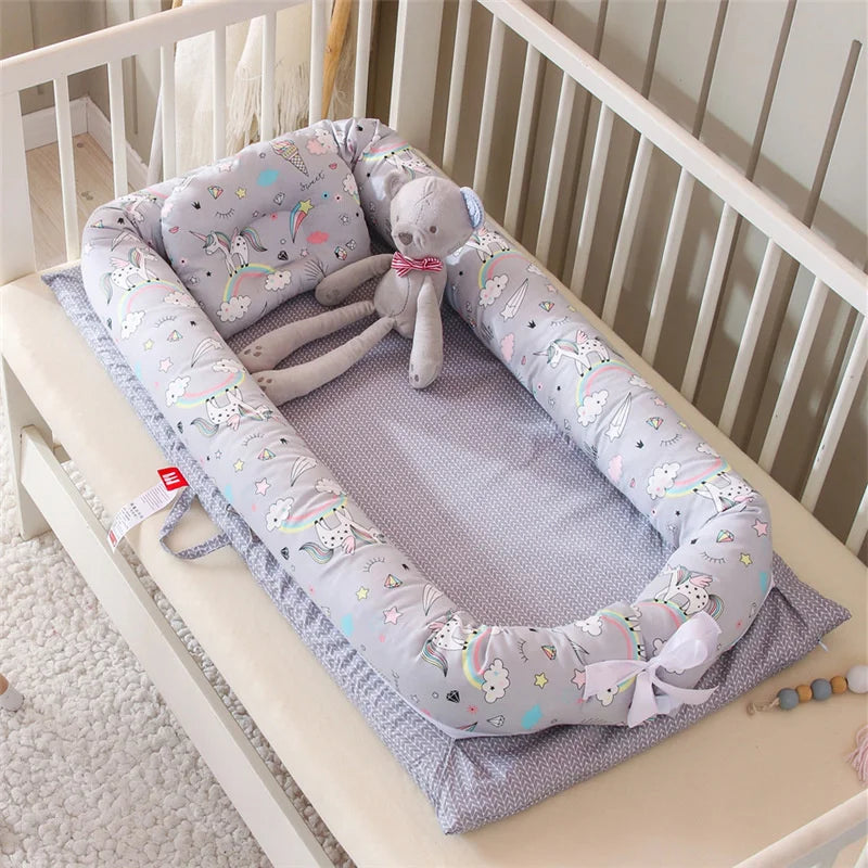 Portable Baby Nest – Folding Travel Bed for Newborns