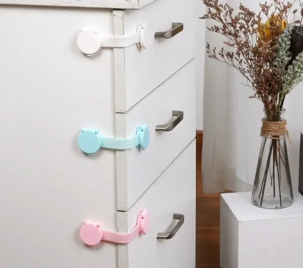 Childproof Drawer & Fridge Safety Locks Set