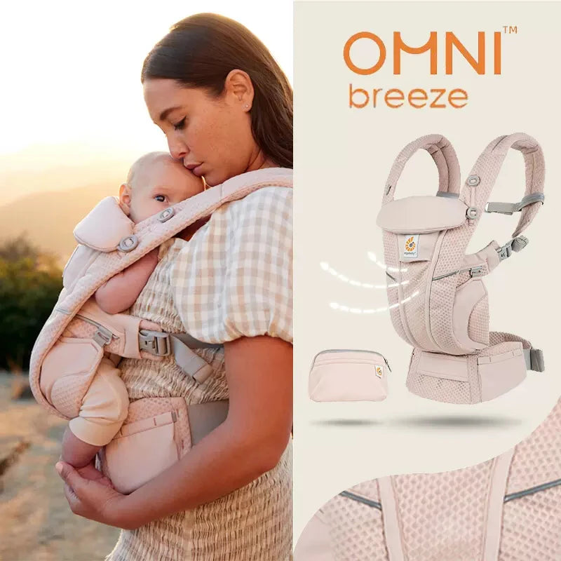 Porte-bébé Ergobaby en maille respirante – Toutes positions de portage (3 à 20 kg)