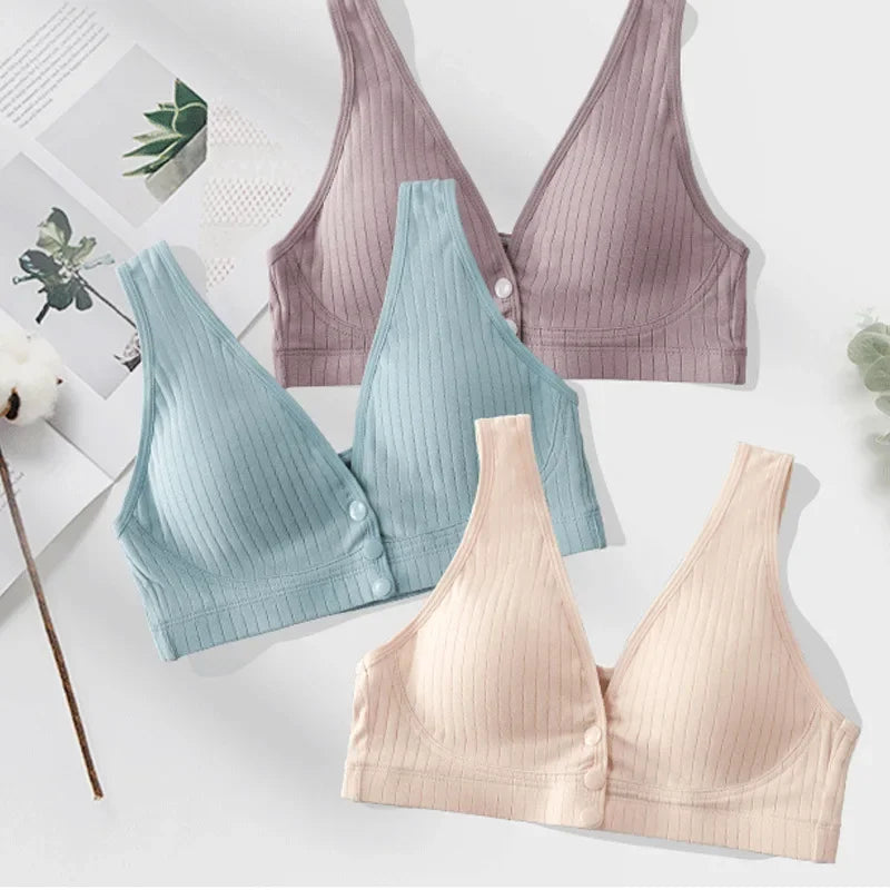 Soutien-gorge d'allaitement en coton – Brassière d'allaitement confortable pour femmes