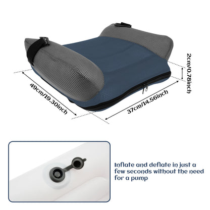 Kids Travel Seat Cushion – Backless Inflatable Booster