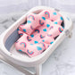 Foldable Baby Bath Seat Mat – Soft & Anti-Slip Cushion