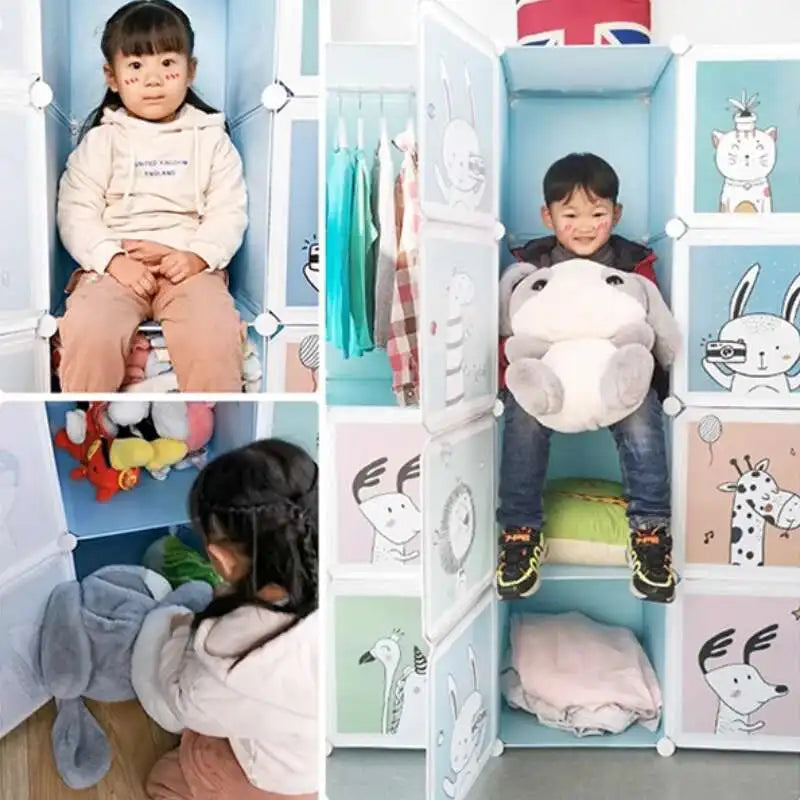 Baby & Kids Wardrobe – Bedroom Organizer with Sliding Doors