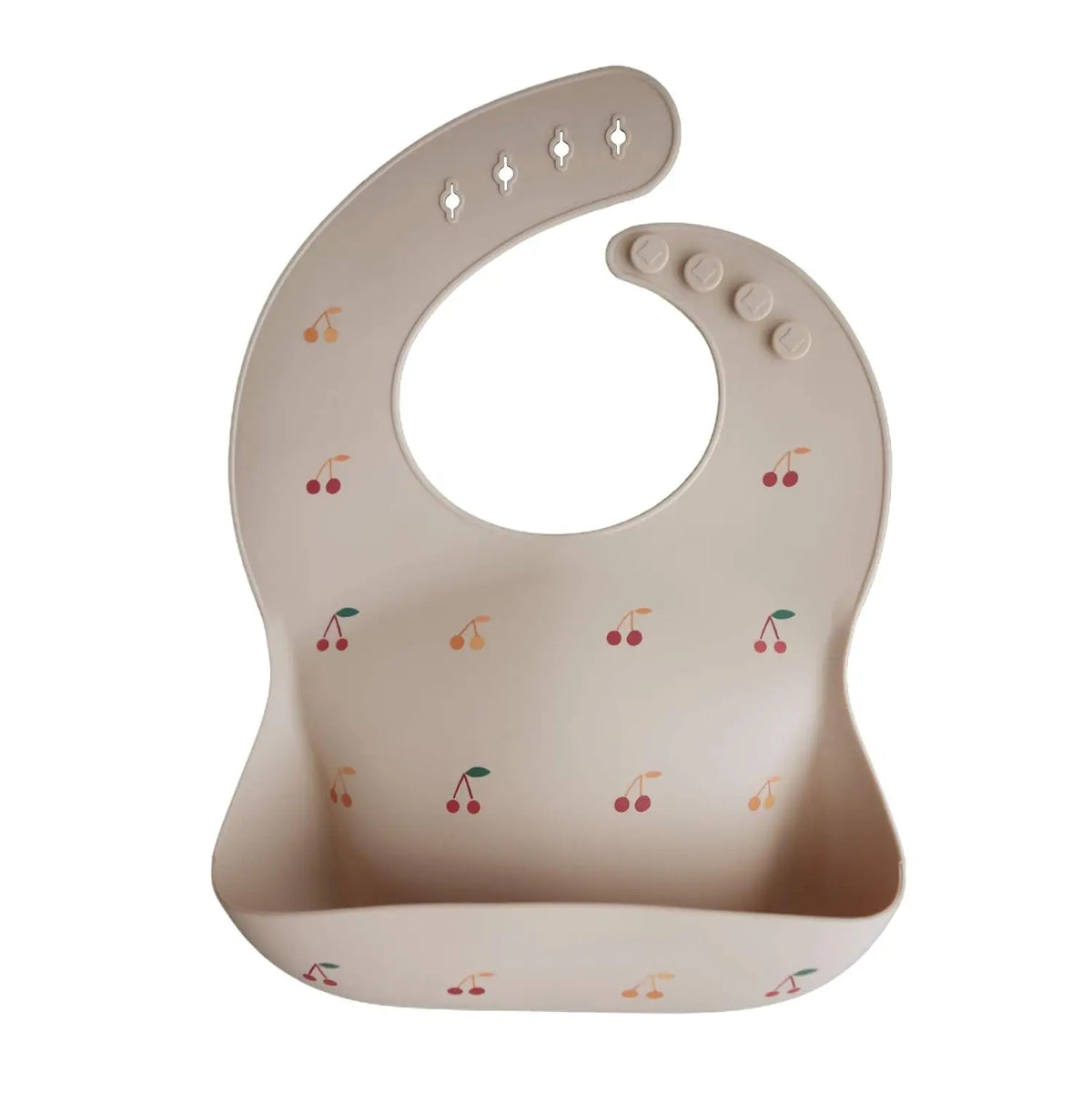 Bavoir bébé ajustable en silicone imperméable avec poche à miettes