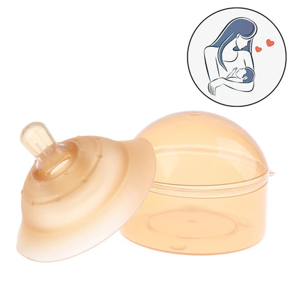 Silicone Nipple Shields – Breastfeeding Protectors with Box