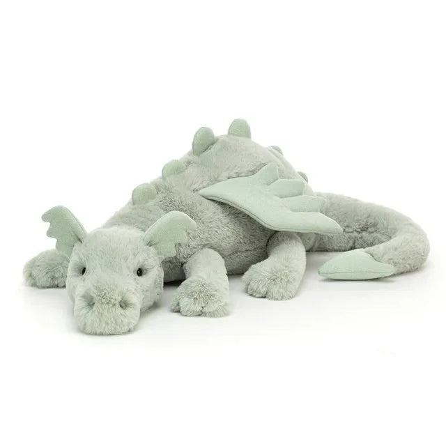 Cute Flying Dragon Plush – Green & Blue!
