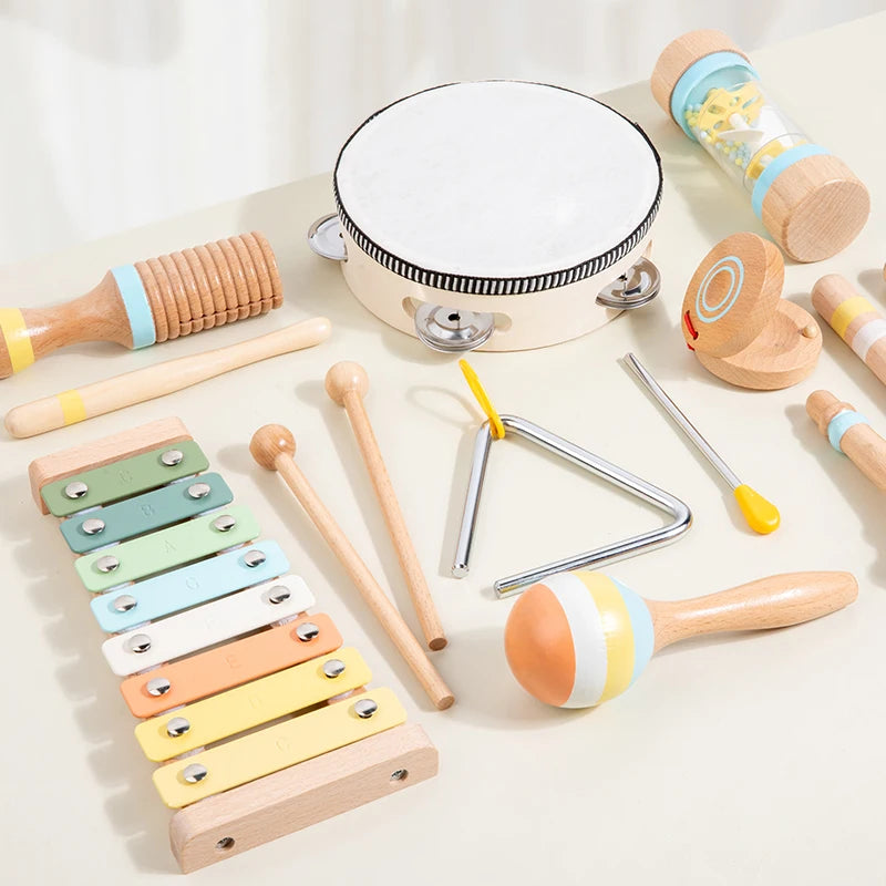 Interactive Wooden Percussion Toy – Toddler Fun!