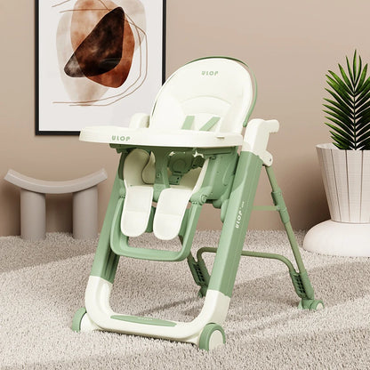High-End Foldable Baby Highchair – Adjustable, Safe & Stable Dining Seat