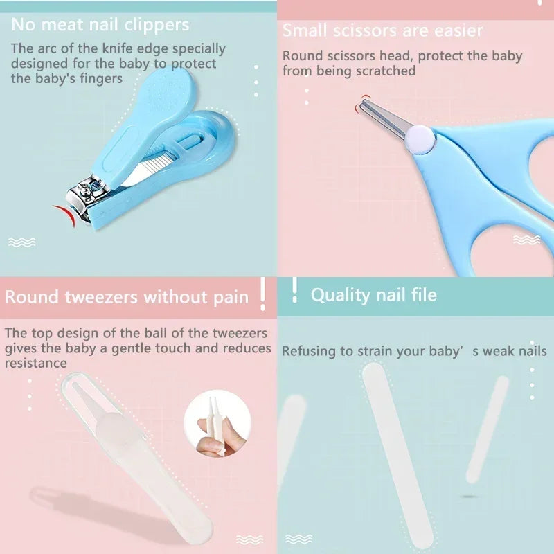 Newborn Baby Care Kit – Nail Clippers, Scissors & Grooming Tools