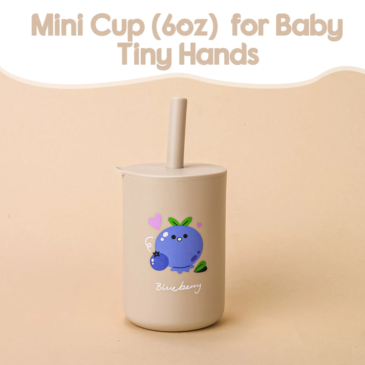 Baby Learning Cup | BPA-Free Silicone Straw Cup for Toddler