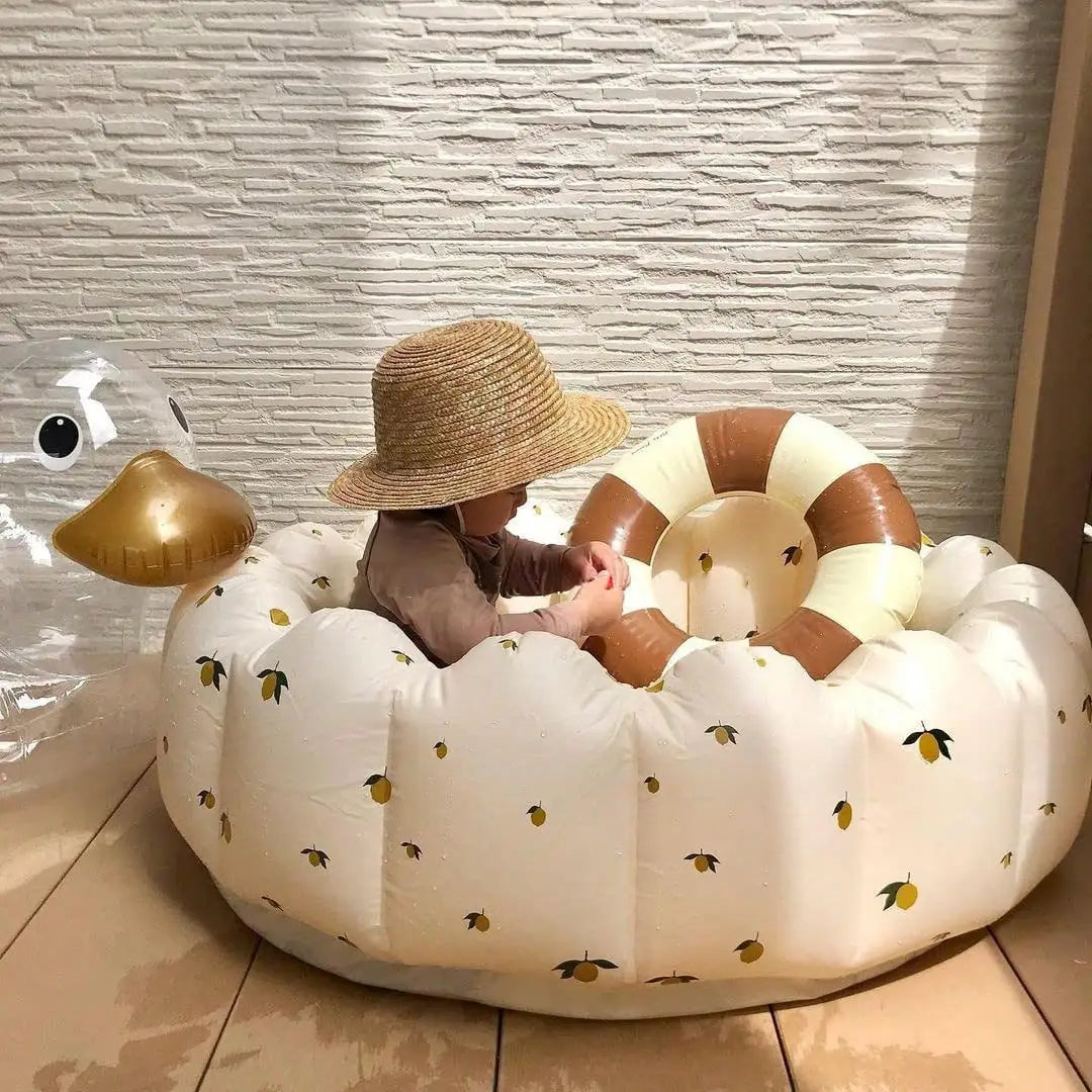 Portable Infant Bath Tub – Inflatable Seat for Toddlers