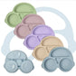 Assiette à ventouse en silicone pour bébé – Bol avec visage souriant