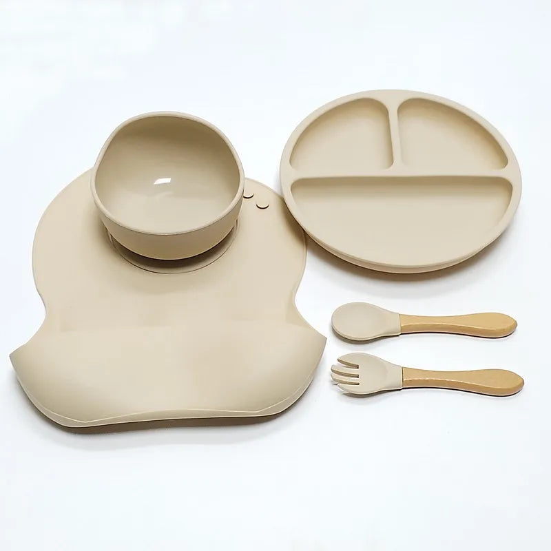 Toddler Meal Set – Non-Slip Silicone Tableware for Kids