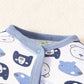 Body bébé 2 pièces quatre saisons à nouer aux pieds pour garçon, petit ourson créatif, adorable body en pur coton doux et confortable.