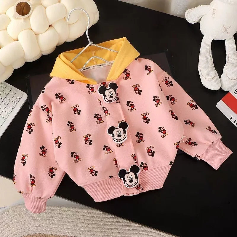 Autumn Baby Outfit – Mickey Sweatshirt & Pants Set