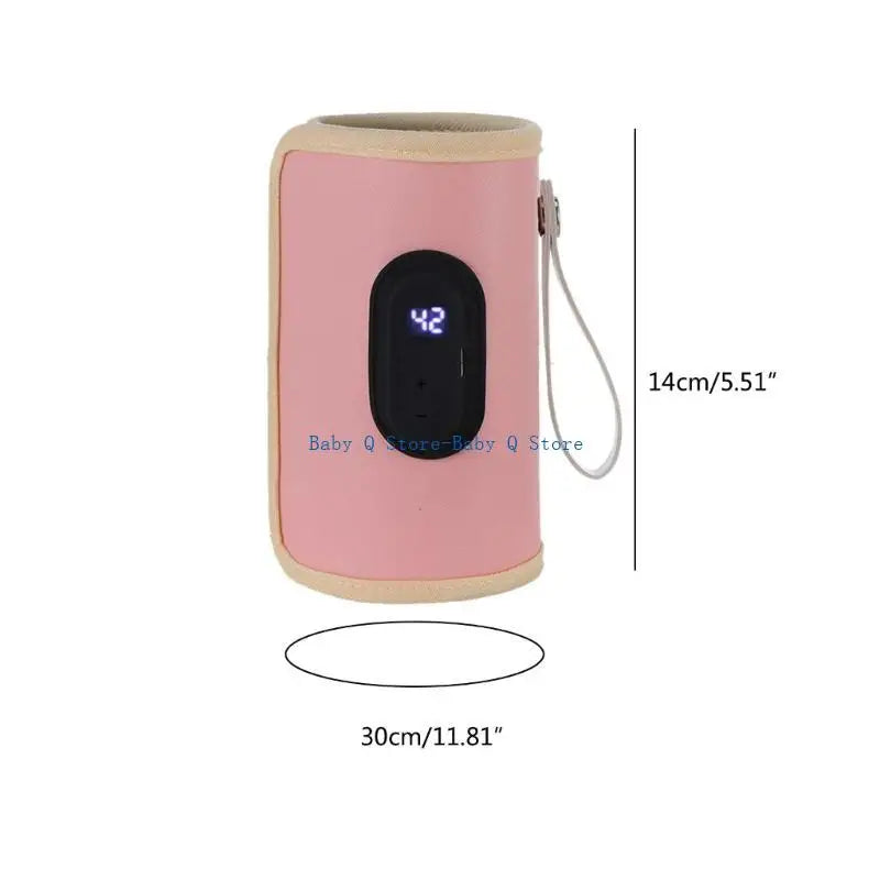 Portable Baby Bottle Warmer | X5XE Sleeve with Digital Temperature Display