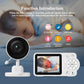 Babyphone sans fil Danmini 2,4 GHz – Vision nocturne et capteur de température
