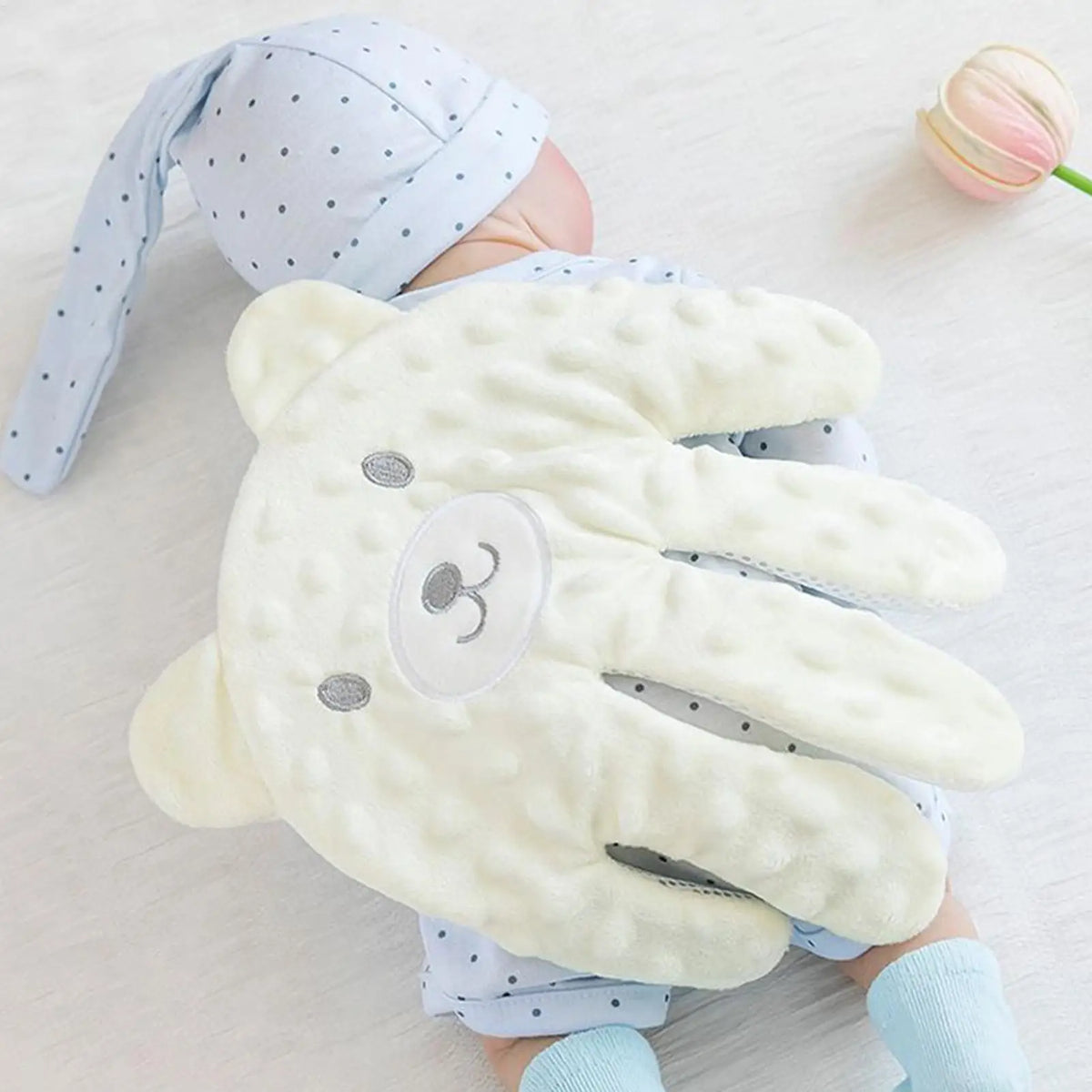 Coussin apaisant pour bébé avec télécommande